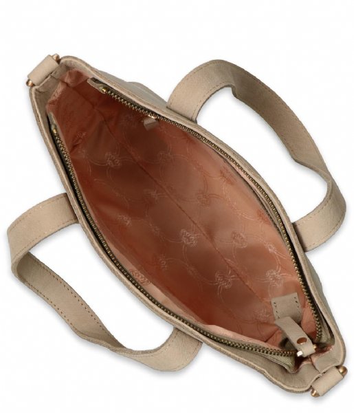 Fred de la Bretoniere  Handbag Nubuck Leather Light Grey (9002)